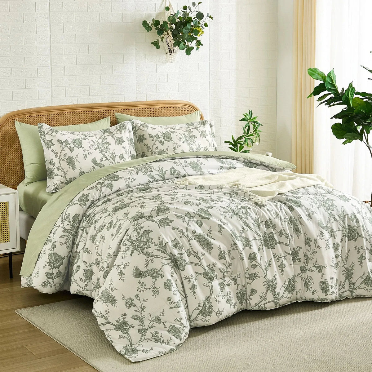 Sage Willow Garden 3 Piece Comforter Set