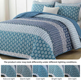 Quilts & Duvets: Classic Hydrangea Soft Quilted 3 Pc Bedspread & Pillow Cover Set