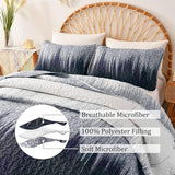 Feminine cave stalactites pattern 3 Pc Bedspread & Pillow Cover Set