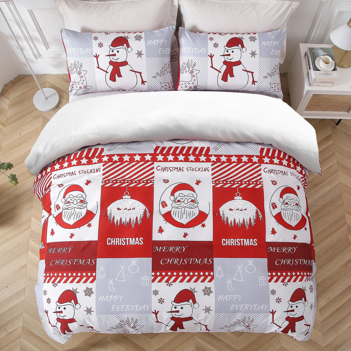 Christmas Florence Eden Quilt / Doona / Duvet Cover set