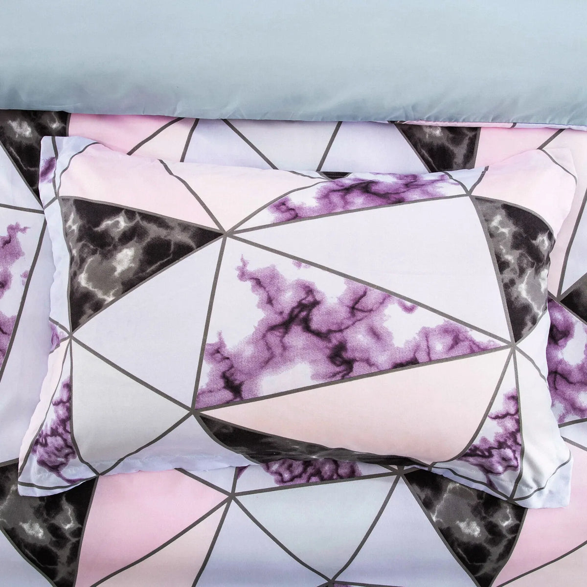 Stripe Madeira Dahlia Quilt / Doona / Duvet Cover set