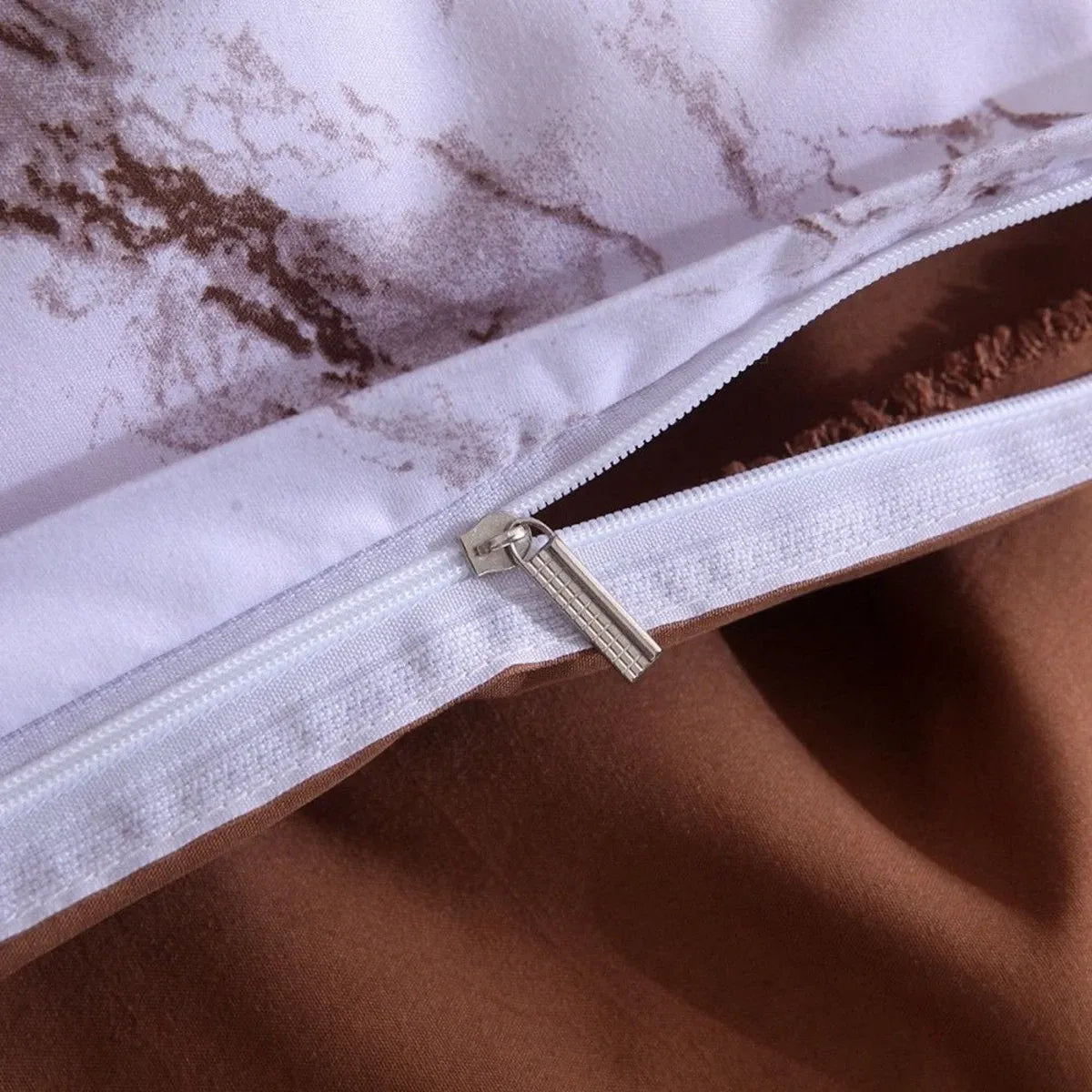 Bianco Marble Copper Luxe Quilt / Doona / Duvet Cover set