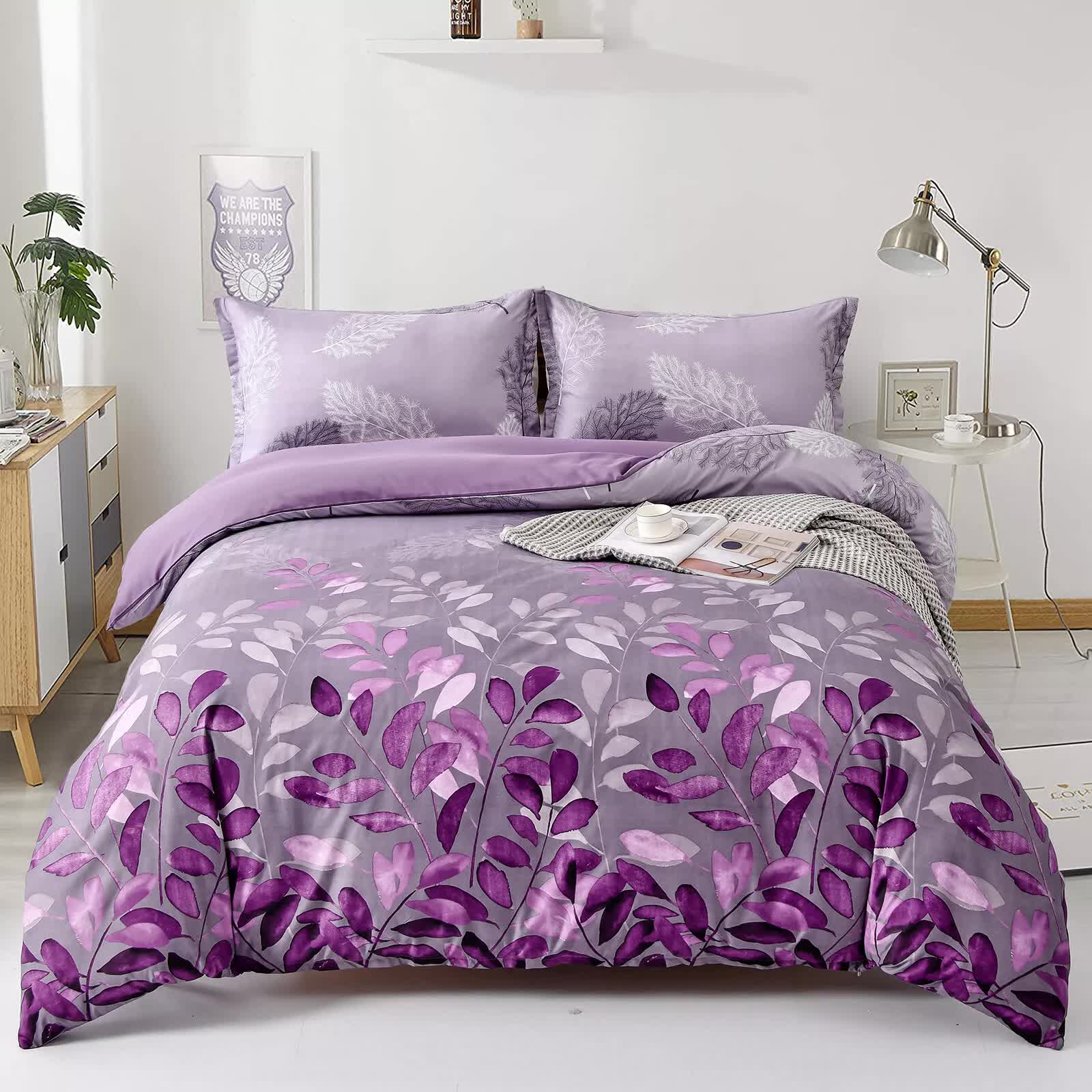 Duvet Covers: Soft Haven 3-Piece Duvet Cover Set - Long-Lasting Comfort-King
