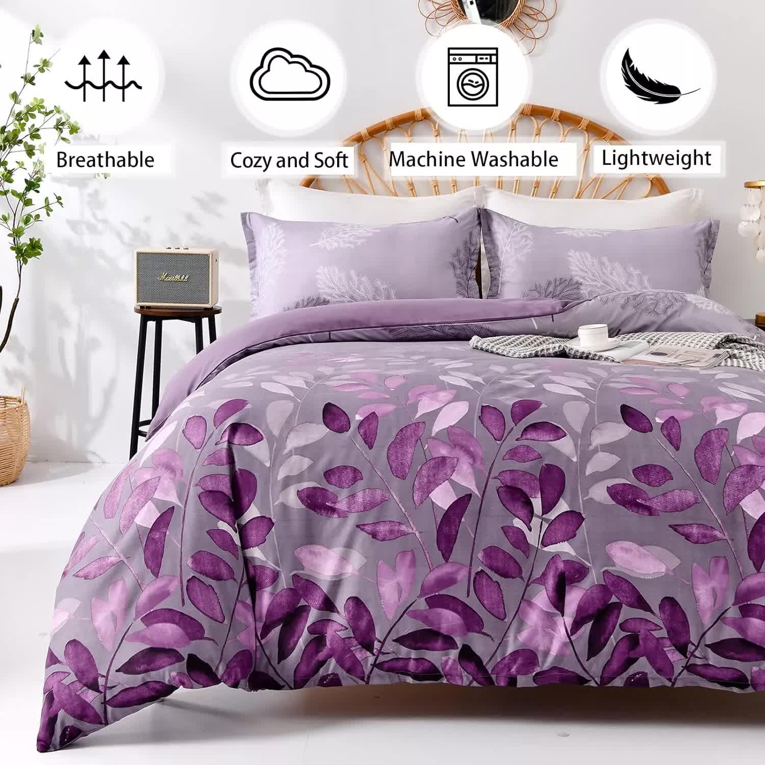 Duvet Covers: Soft Haven 3-Piece Duvet Cover Set - Long-Lasting Comfort-King