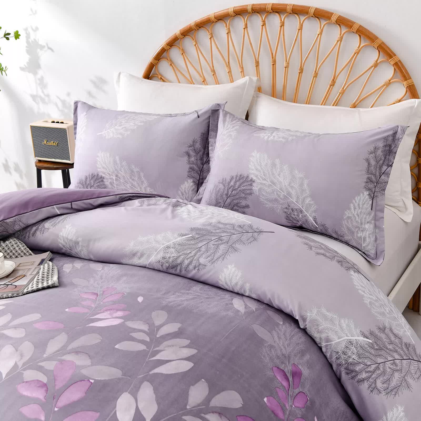 Duvet Covers: Soft Haven 3-Piece Duvet Cover Set - Long-Lasting Comfort-King