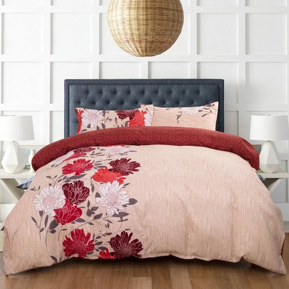 Butterfly Lombardy Botanical Quilt / Doona / Duvet Cover set