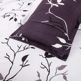 Dreamy Nights Marbled leaf Quilted Comforter Set – Soft 3‑Piece Look