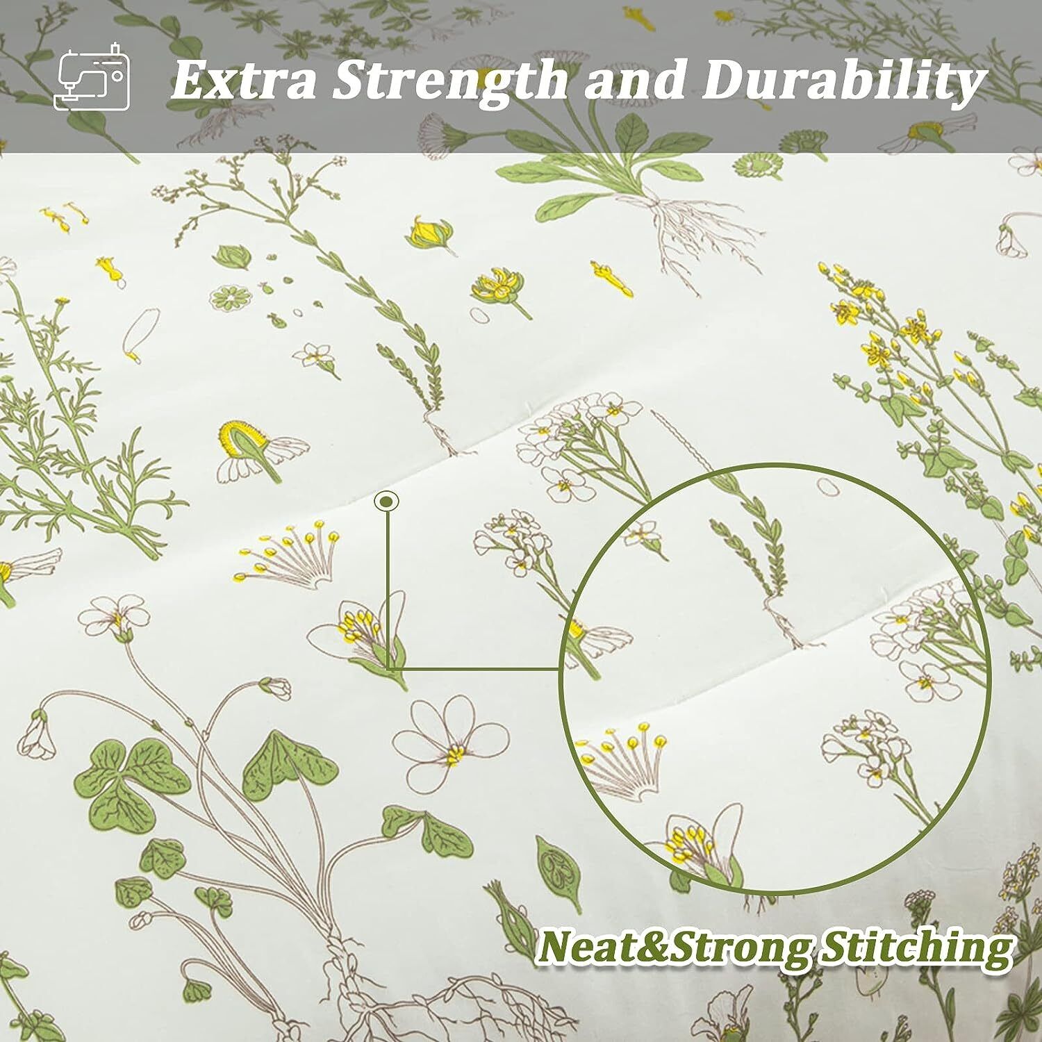 Quilts & Duvets: Vintage Delicate green bloom 3 Pc Comforter & Pillow Cover Set