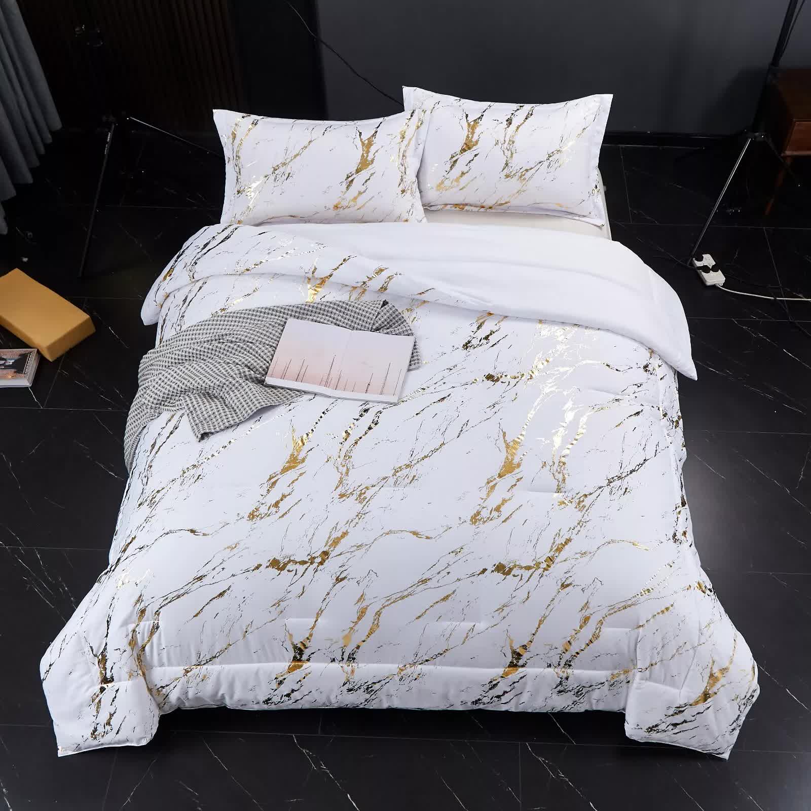 Quilts & Duvets: Cloud Rest Bedding Collection  Minimal 3‑Piece Comforter