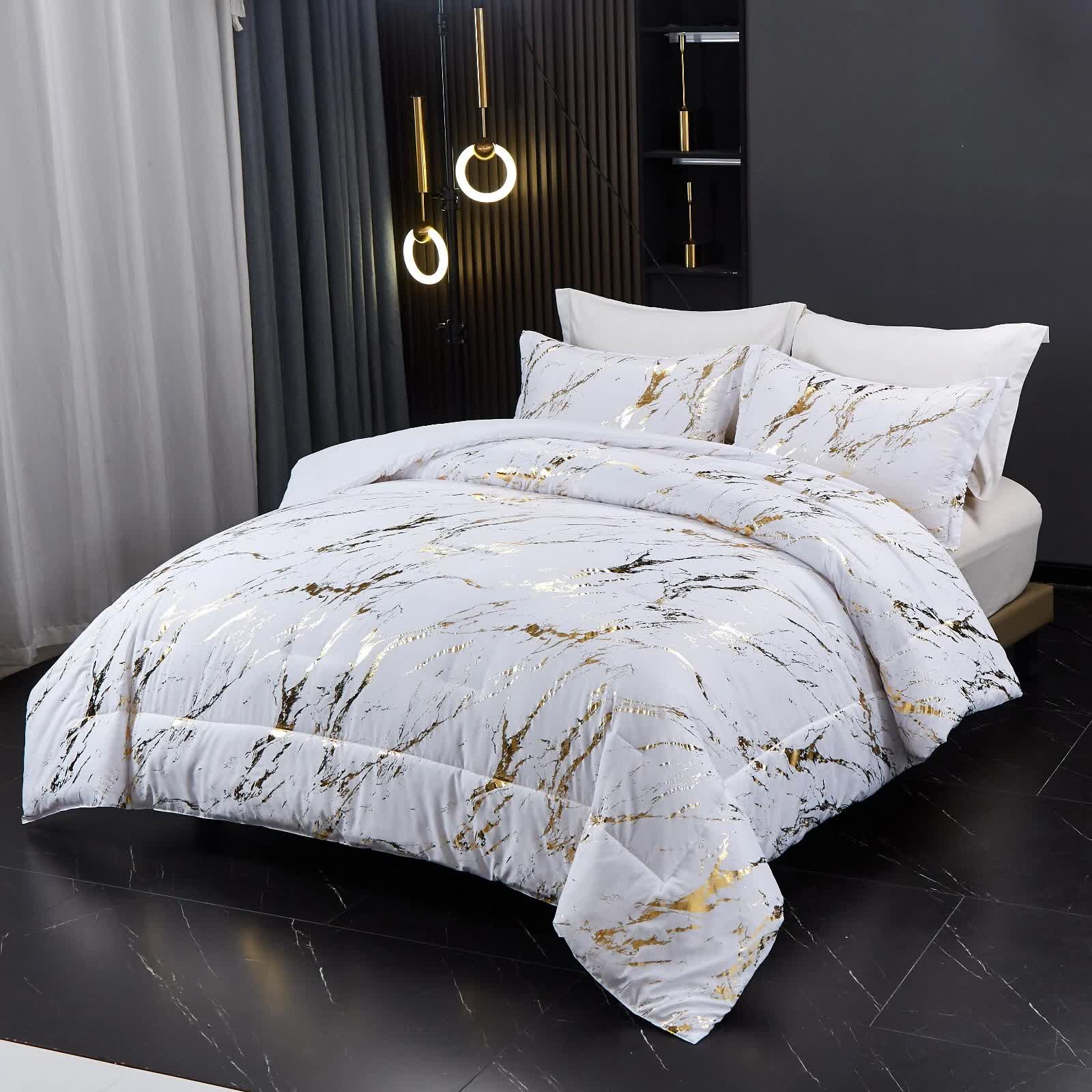 Quilts & Duvets: Cloud Rest Bedding Collection  Minimal 3‑Piece Comforter