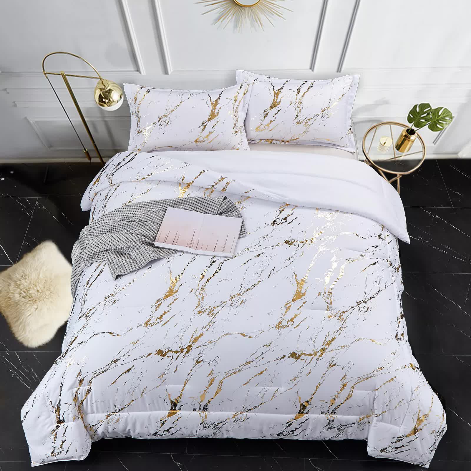 Quilts & Duvets: Cloud Rest Bedding Collection  Minimal 3‑Piece Comforter