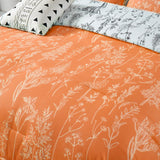 Quilts & Duvets: Charming Autumn Warm oranage 3 Pc Comforter & Pillow Cover Set
