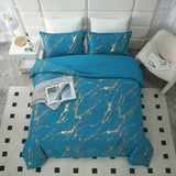 Quilts & Duvets: Cozy Cloud 3 Teal ‑Piece Comforter Bundle  Instagram‑Ready Bedroom