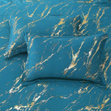 Quilts & Duvets: Cozy Cloud 3 Teal ‑Piece Comforter Bundle  Instagram‑Ready Bedroom