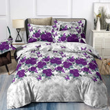 Quilts & Duvets: Luxe Loft Purple rose Quilted Comforter & Shams  Trending 3‑Piece Set