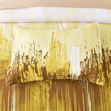 Quilts & Duvets: Floral Stripes Comforter Set, King Size, Cozy 3-Piece Bedding with Pillowcases