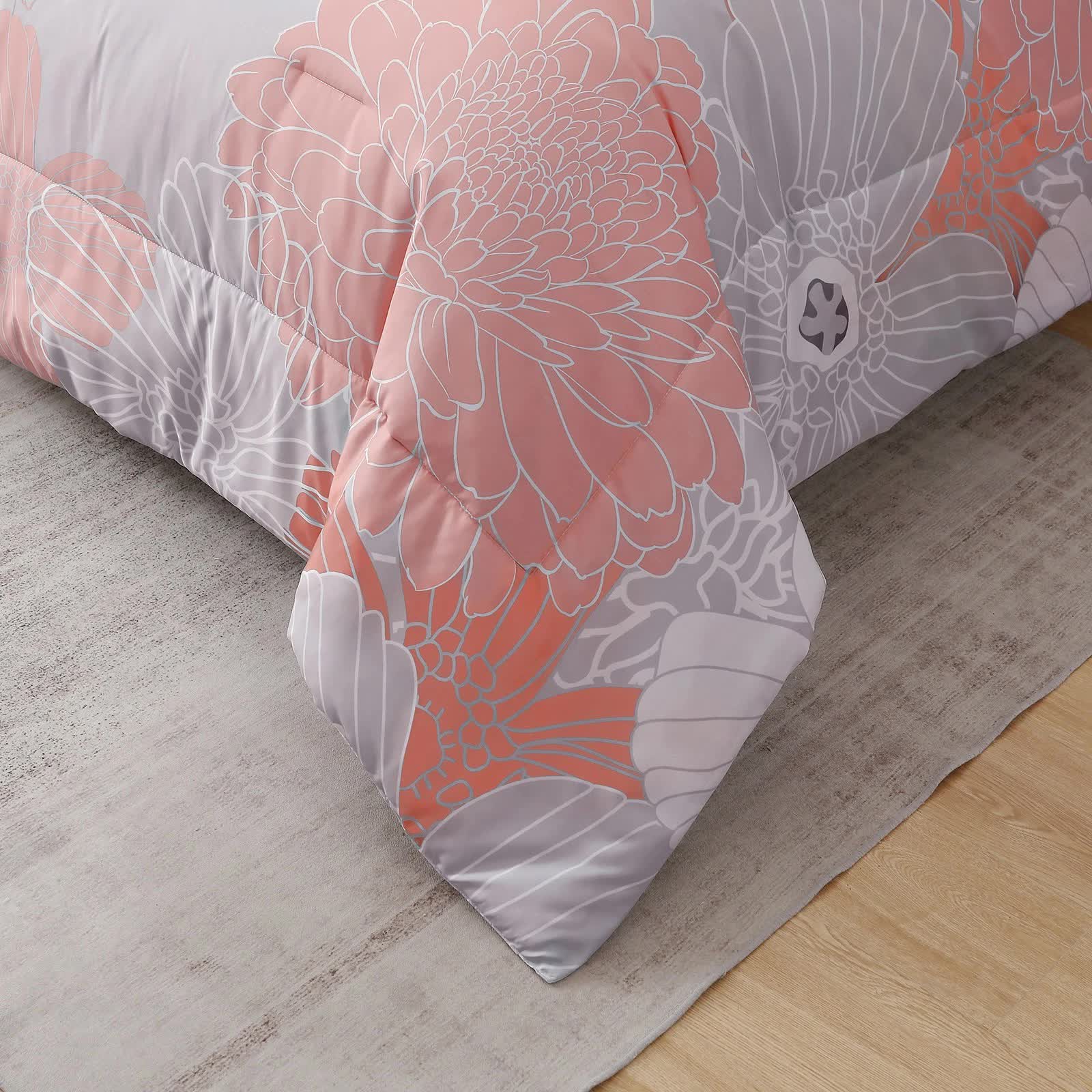 Quilts & Duvets: Zen Retreat Quilted Comforter Bundle  3‑Piece Serenity Style