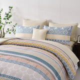 Quilts & Duvets: Luxe Loft Boho Quilted Comforter & Shams  Trending 3‑Piece Set