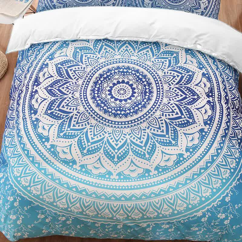Quilts & Duvets: Dreamscape Sacred Circle Design Comforter Set  3‑Pcs Refreshing