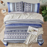 Blankets & Throws: Sophisticated Quilted Coverlet and Pillowcases Set: A Timeless Addition - Queen size