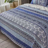 Blankets & Throws: Sophisticated Quilted Coverlet and Pillowcases Set: A Timeless Addition - Queen size