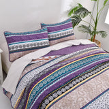 Blankets & Throws: Hygge Quilted bedspread and pillowcovers set: Embrace Cozy Living - Queen size