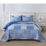 Blankets & Throws: Blissful Quilted bedspread and pillowcovers set: Relax in Style - Queen size