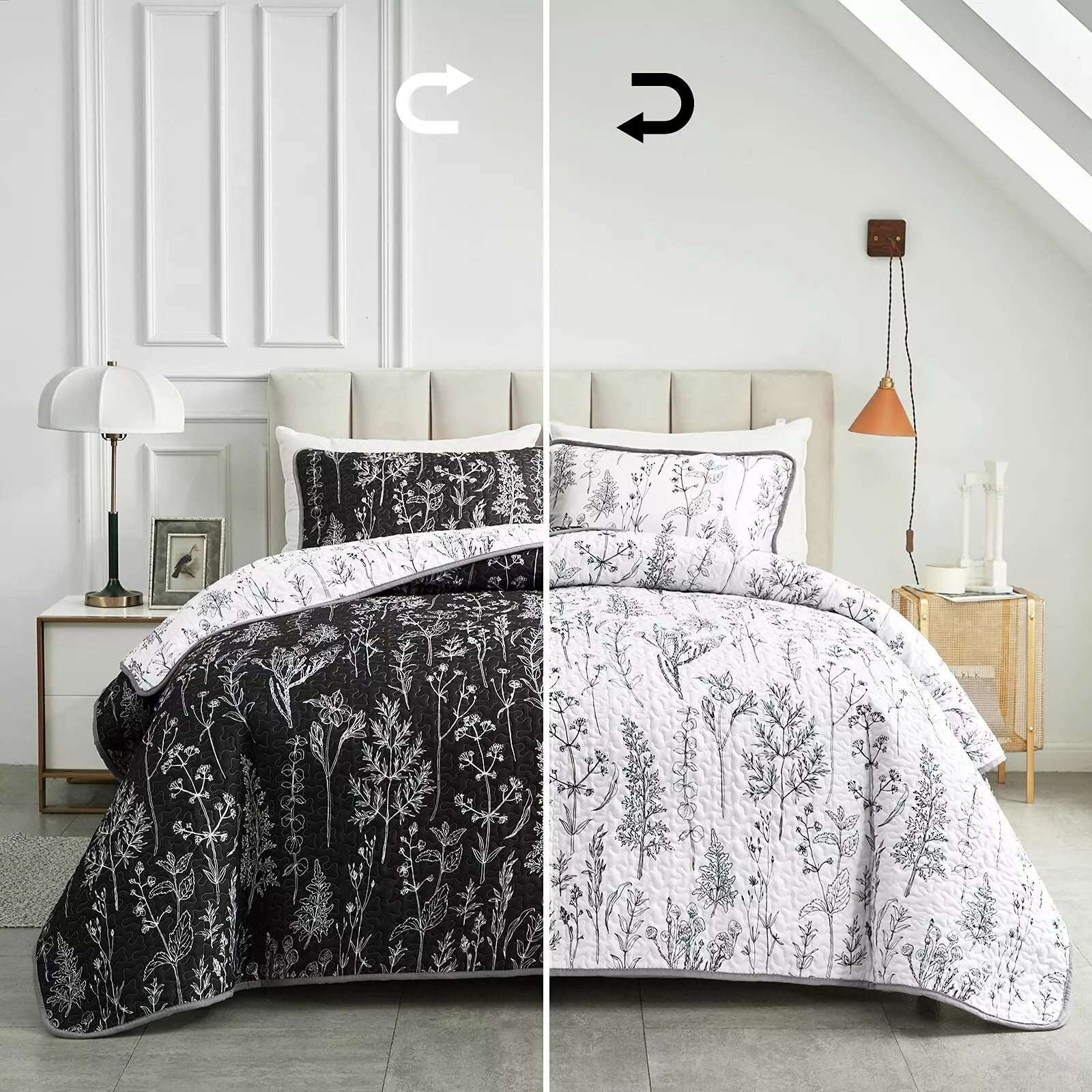 Blankets & Throws: Cultured Quilted Coverlet and Pillowcases Set: Style Meets Functionality - Queen size