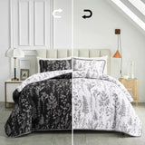 Blankets & Throws: Cultured Quilted Coverlet and Pillowcases Set: Style Meets Functionality - Queen size