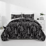 Blankets & Throws: Cultured Quilted Coverlet and Pillowcases Set: Style Meets Functionality - Queen size