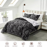 Blankets & Throws: Cultured Quilted Coverlet and Pillowcases Set: Style Meets Functionality - Queen size