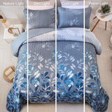 Blankets & Throws: Nostalgic Quilted coverlet and pillowcovers set: Classic and Timeless - Queen size
