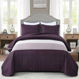 Radiant Quilted coverlet and pillowcovers set: Brighten Any Room - Queen size