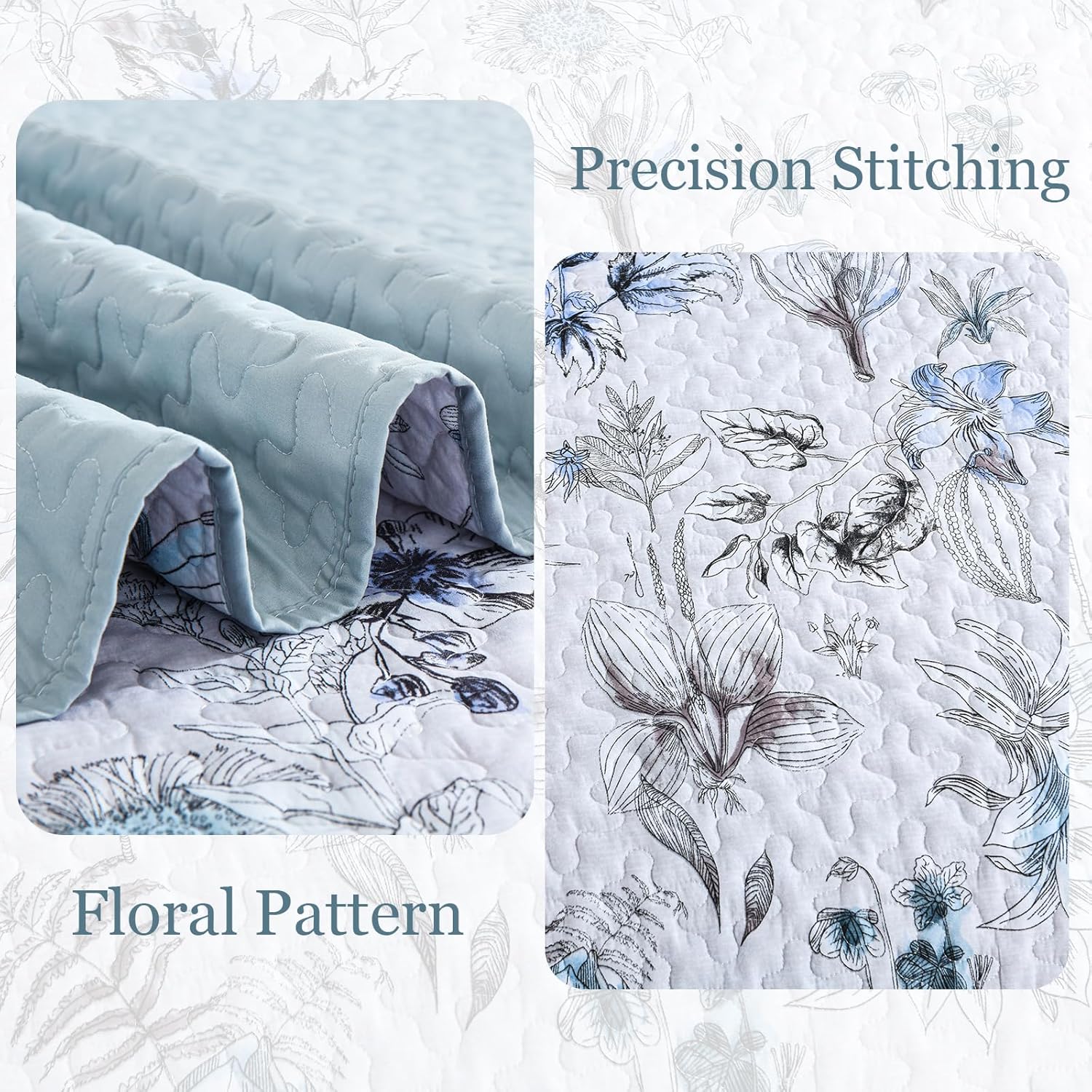Blankets & Throws: Yearning Quilted coverlet and pillowcovers set: For a Better Night's Sleep - Queen size