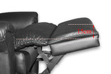 Sofas & Sofa Beds: Recliner Lift Heat Massage Armchair Sofa Leather 2 Motor Chair Black