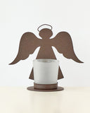 Candle Accessories: casa-verde-folk-angel-votive-holder-17-x-15cm