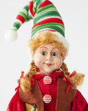 Christmas Decorations: TOY TESTER ELF SPARROW 40CM - X3002