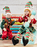 Christmas Decorations: TOY TESTER ELF SPARROW 40CM - X3002