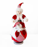 Christmas Decorations: LUXURY ELF ON BALL TABLE DECORATION 40CM
