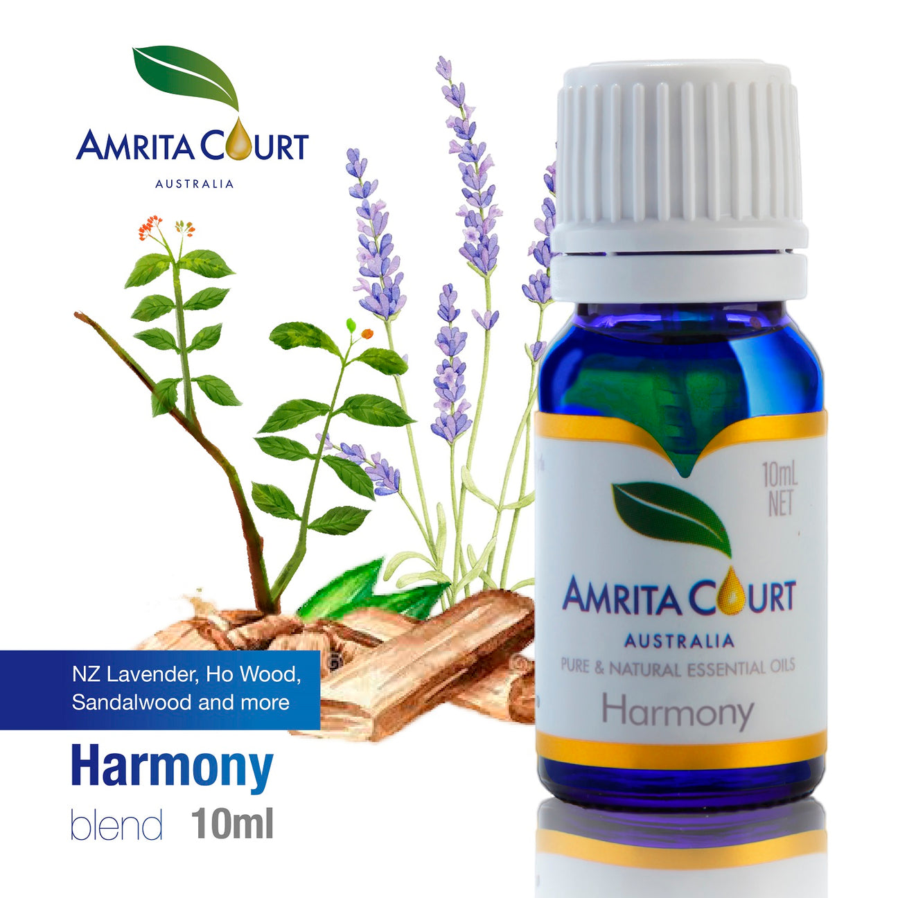 Perfume & Cologne: Amrita Court Pure and Essential Oils Harmony 10ml