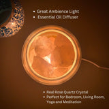 Aroma Diffusers: Aurora Crystal Diffuser - Rose Quartz