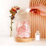 Aroma Diffusers: Aurora Crystal Diffuser - Rose Quartz