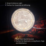 Aroma Diffusers: Aurora Crystal Diffuser - Clear Quartz