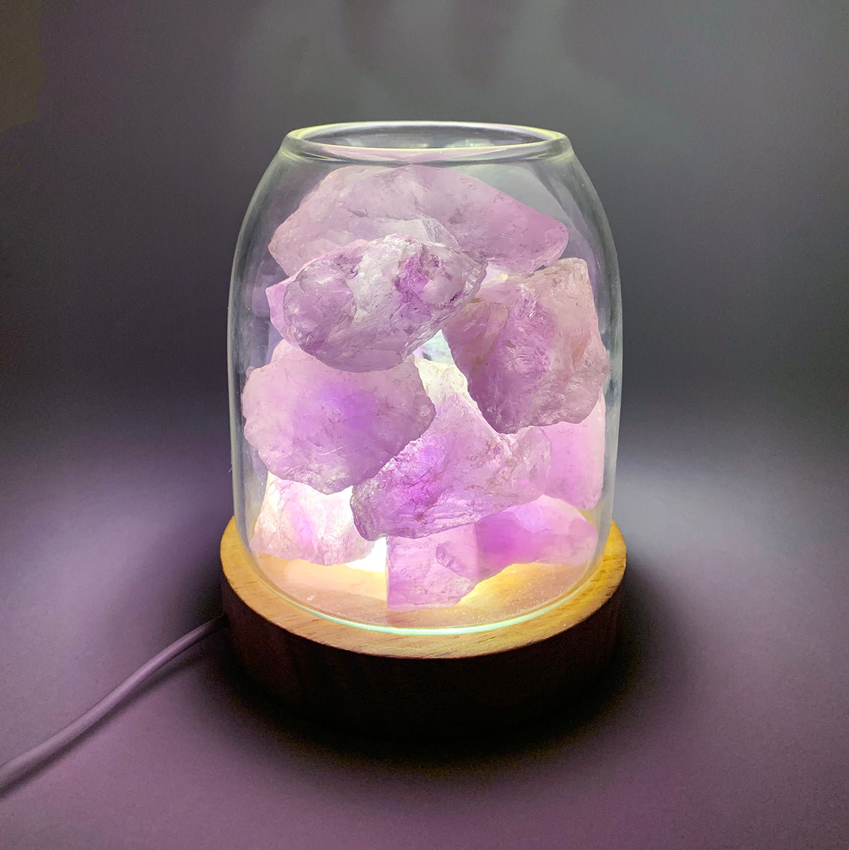 Aroma Diffusers: Aurora Crystal Diffuser - Amethyst