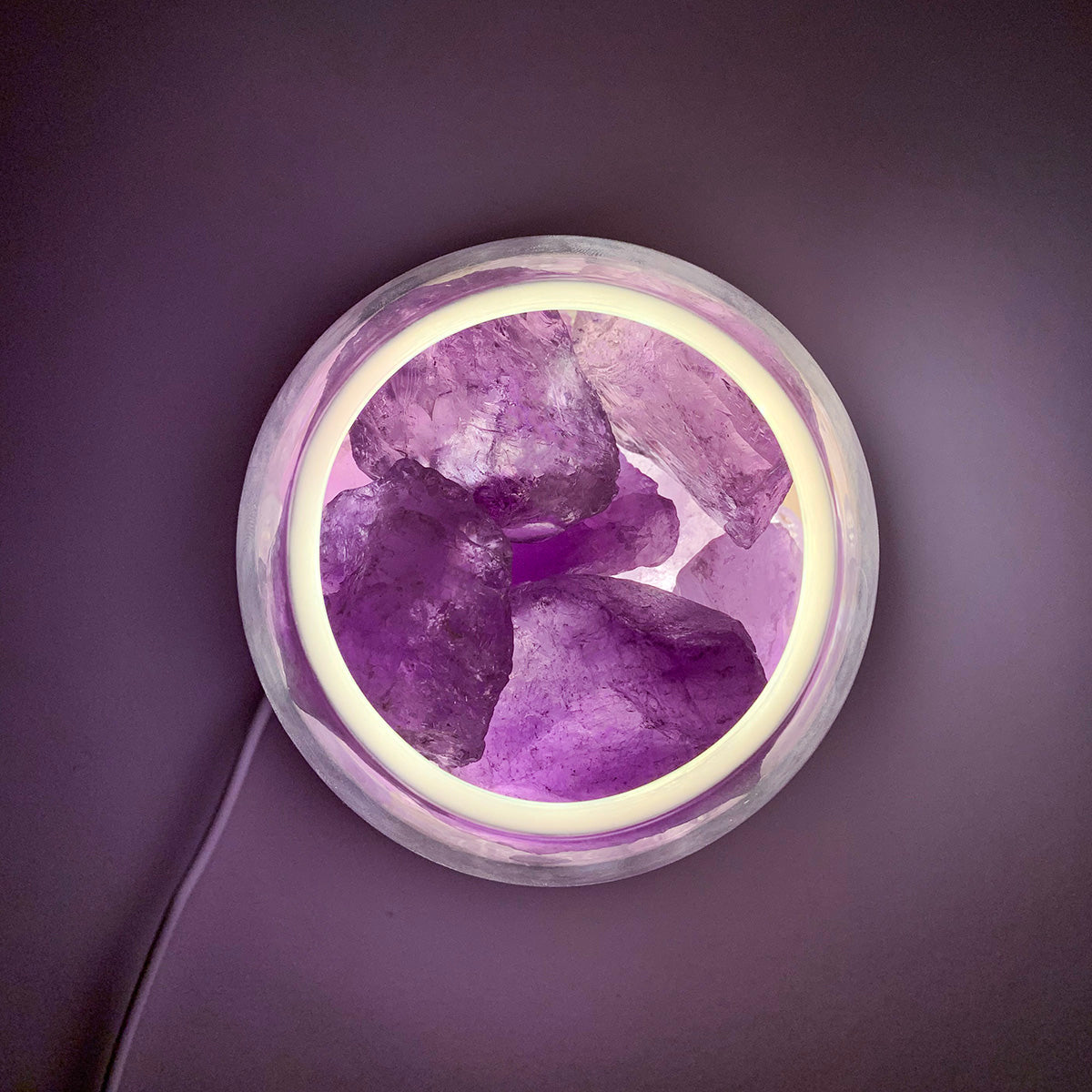 Aroma Diffusers: Aurora Crystal Diffuser - Amethyst