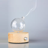 Aroma Diffusers: Geometry Round Nebuliser - Waterless Diffuser | Essential oil Burner | Aromatherapy| Home Fragrance
