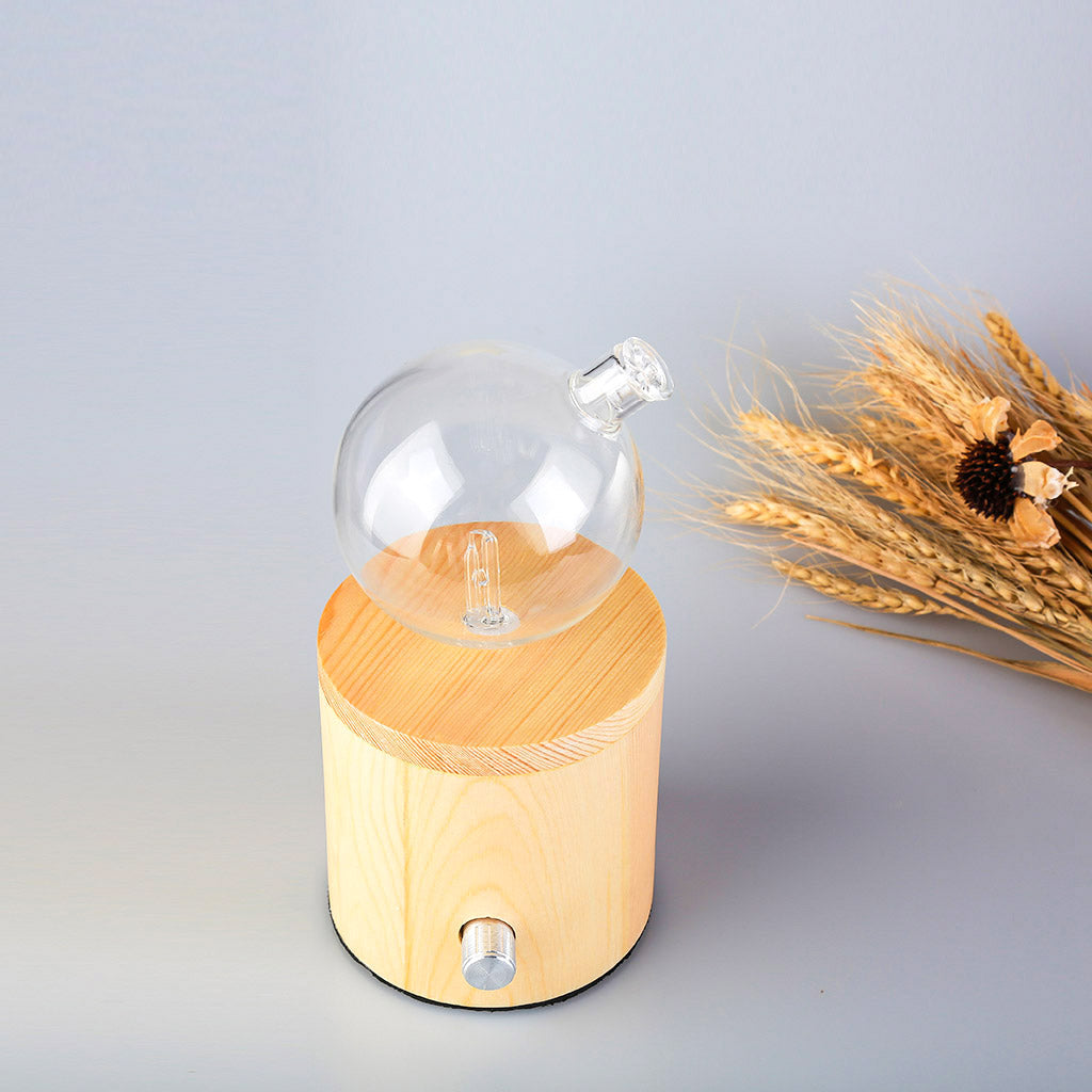 Aroma Diffusers: Geometry Cylinder Nebuliser - Waterless Diffuser | Essential oil Burner | Aromatherapy| Home Fragrance
