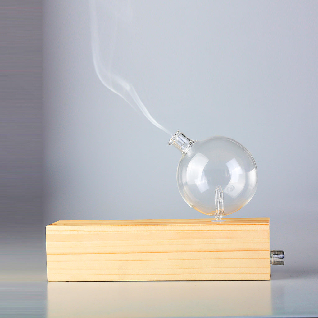 Aroma Diffusers: Geometry Oblong Nebuliser - Waterless Diffuser | Essential oil Burner | Aromatherapy| Home Fragrance