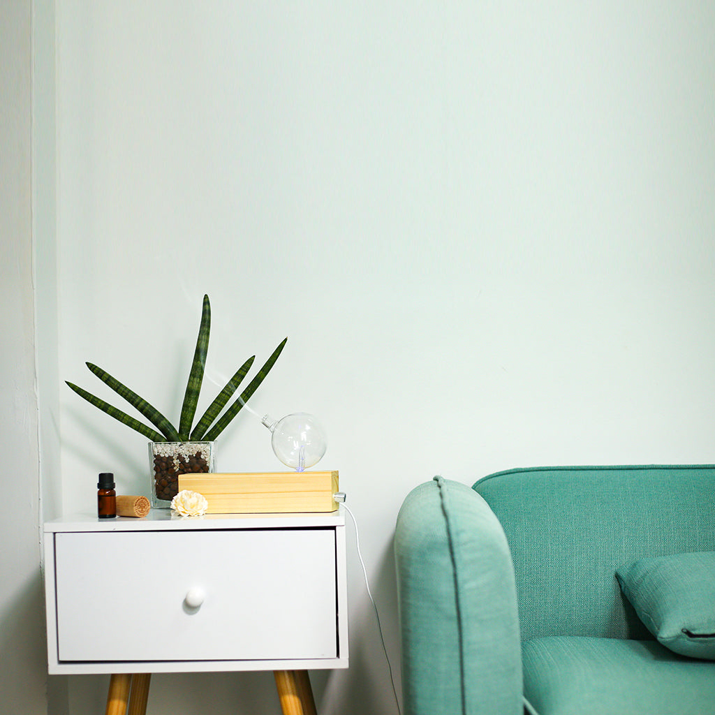Aroma Diffusers: Geometry Oblong Nebuliser - Waterless Diffuser | Essential oil Burner | Aromatherapy| Home Fragrance