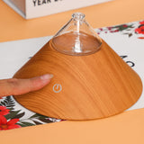 Aroma Diffusers: Mt Fuji Nebuliser (Portable) - 100% Bamboo Waterless Diffuser | Essential oil Burner | Aromatherapy| Home Fragrance